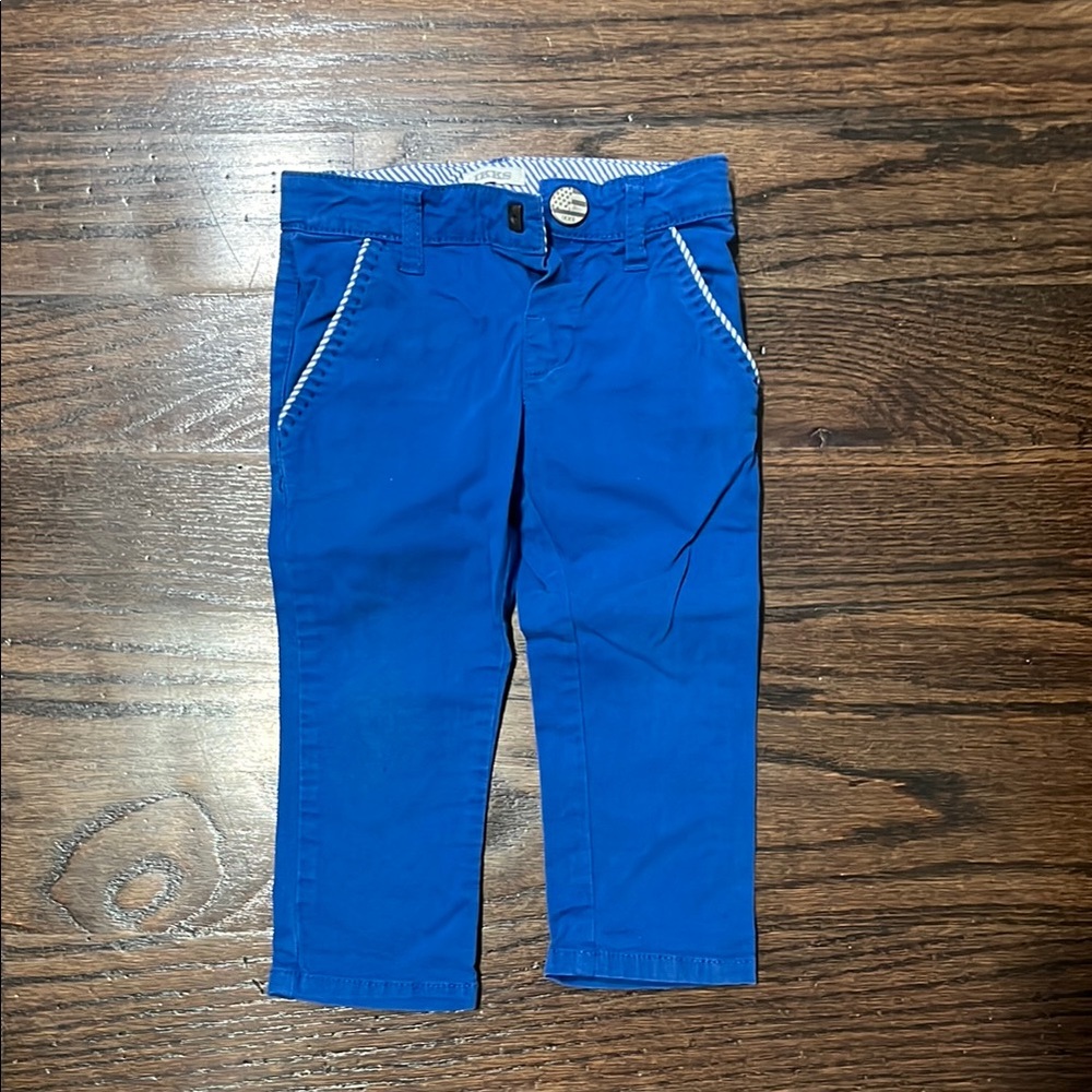 Ikks Blue Casual Denim Shorts
